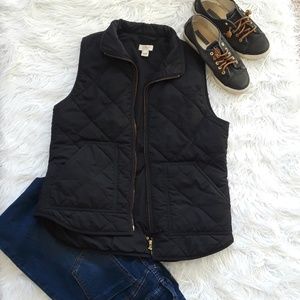 J Crew Factory Black Vest